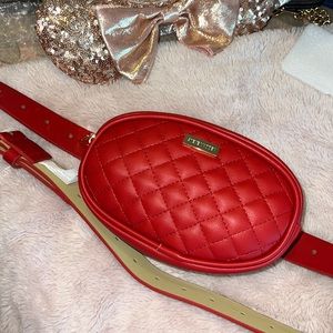 Steve Madden small red crossbody bag
